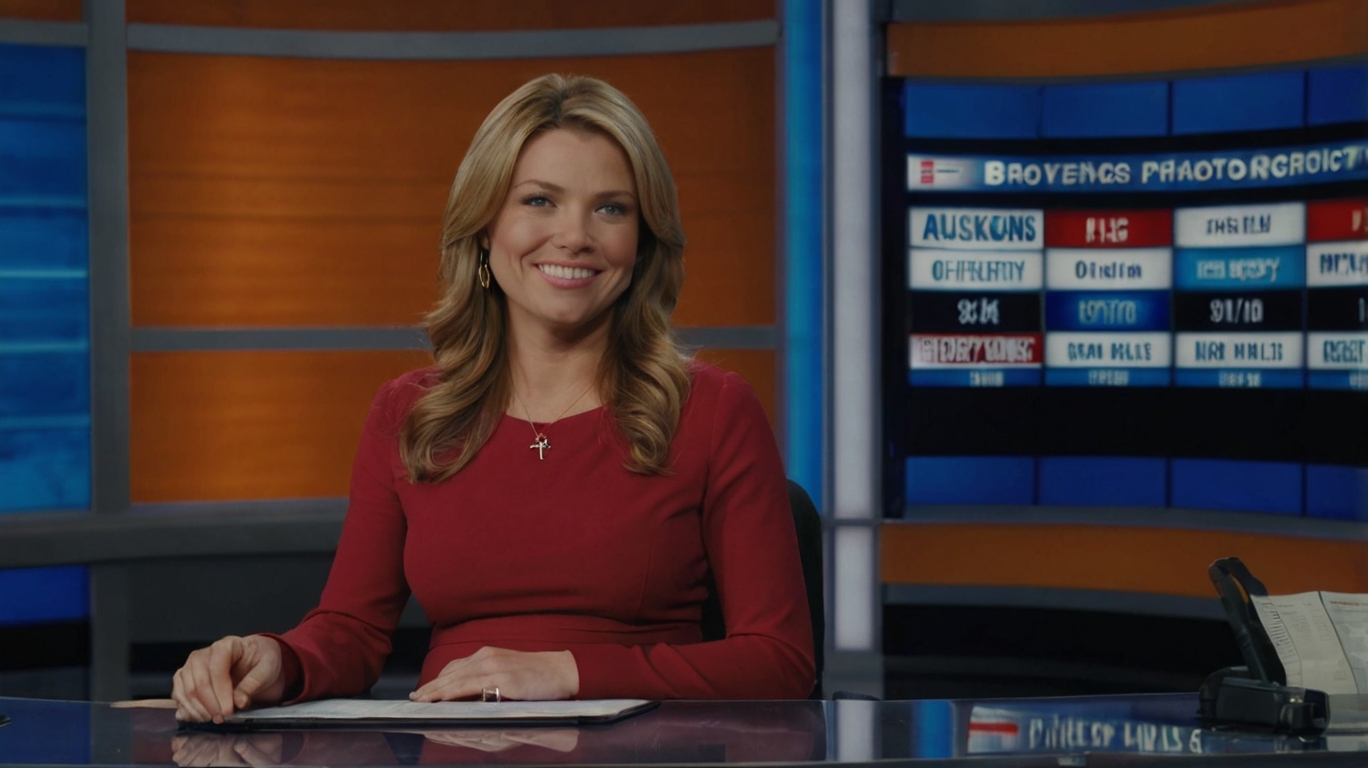 Pregnant news anchor Olivia Jaquith continues broadcasting after water breaks live on air